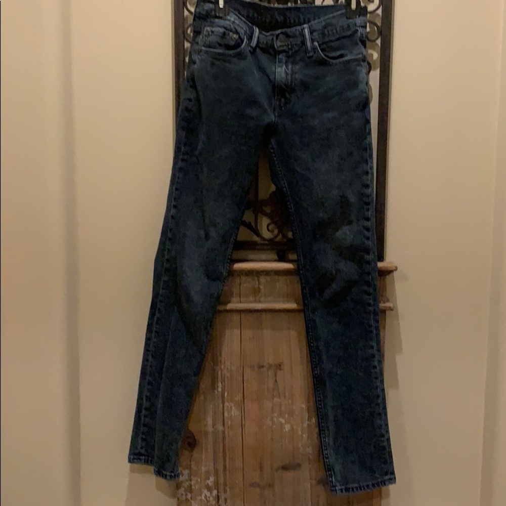 Levi’s 511 black acid wash skinny jeans 30x32